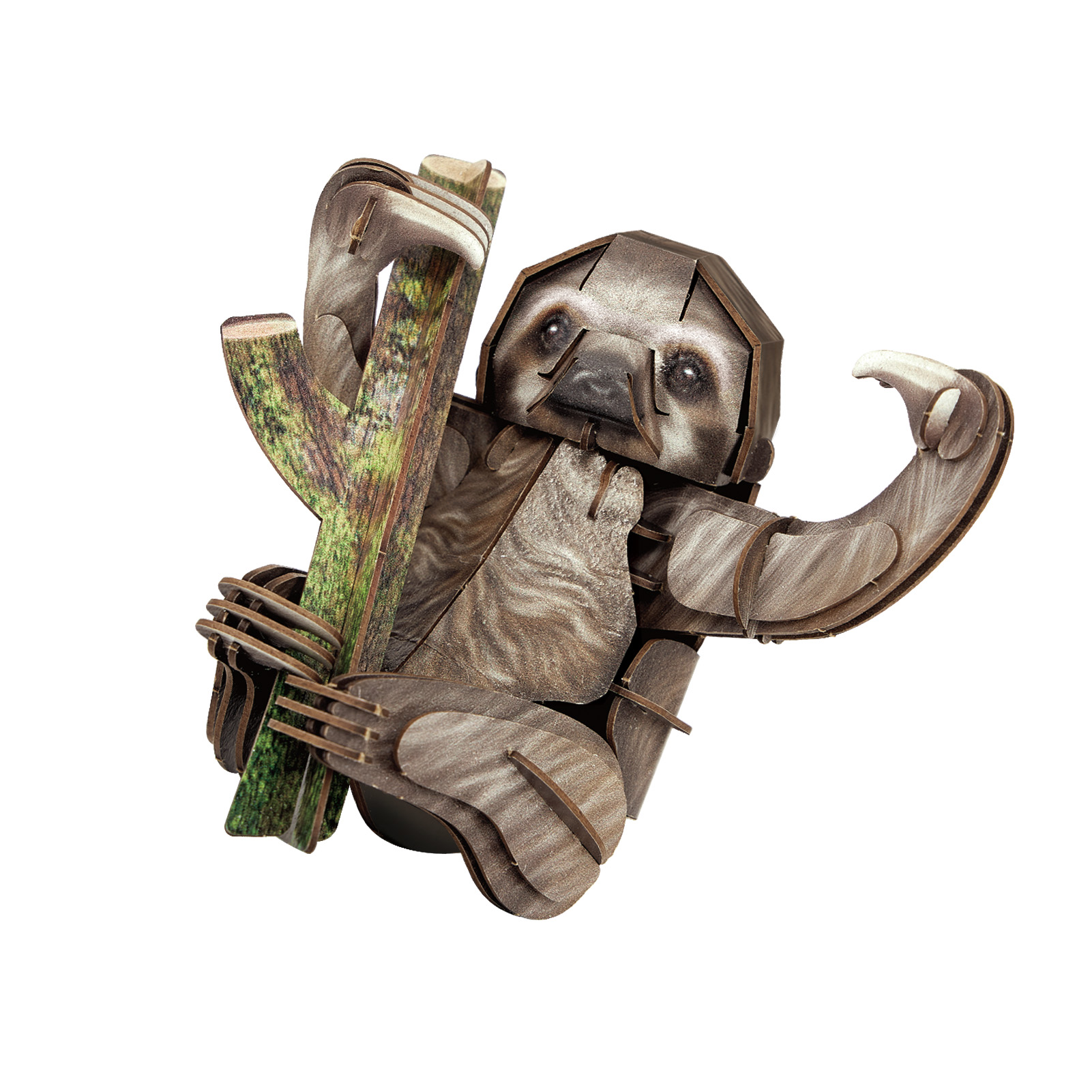cubicfun-wild-ds1175h-faultiere-3d-puzzle-tiermodell image 2