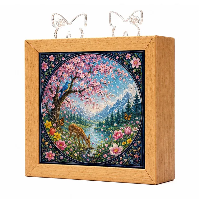 kaayee-night-light-spring-whisper-acryl-nachtlicht-rahmen image 1