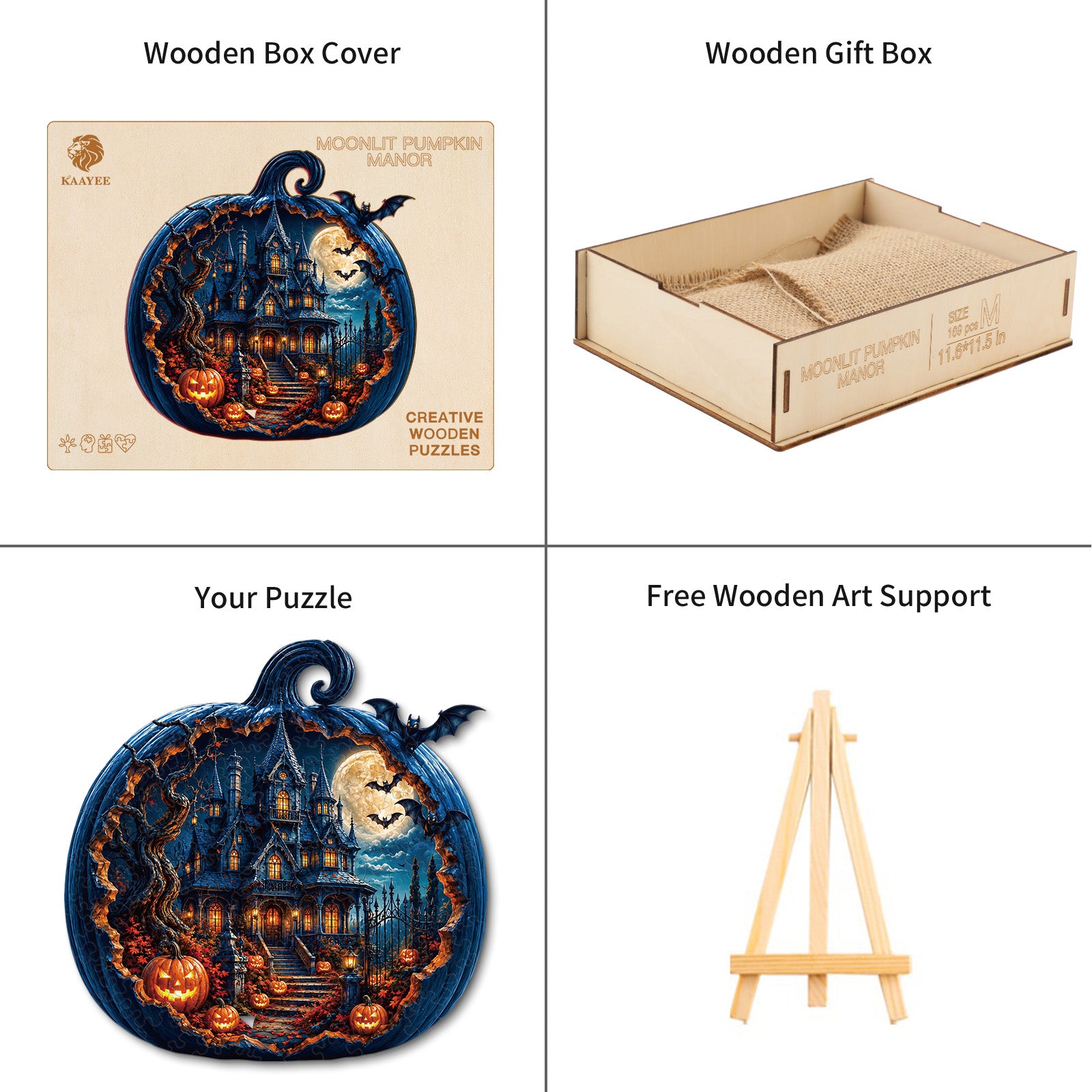 kaayee-wooden-puzzle-moonlit-pumpkin-manor-holzpuzzle-medium image 4