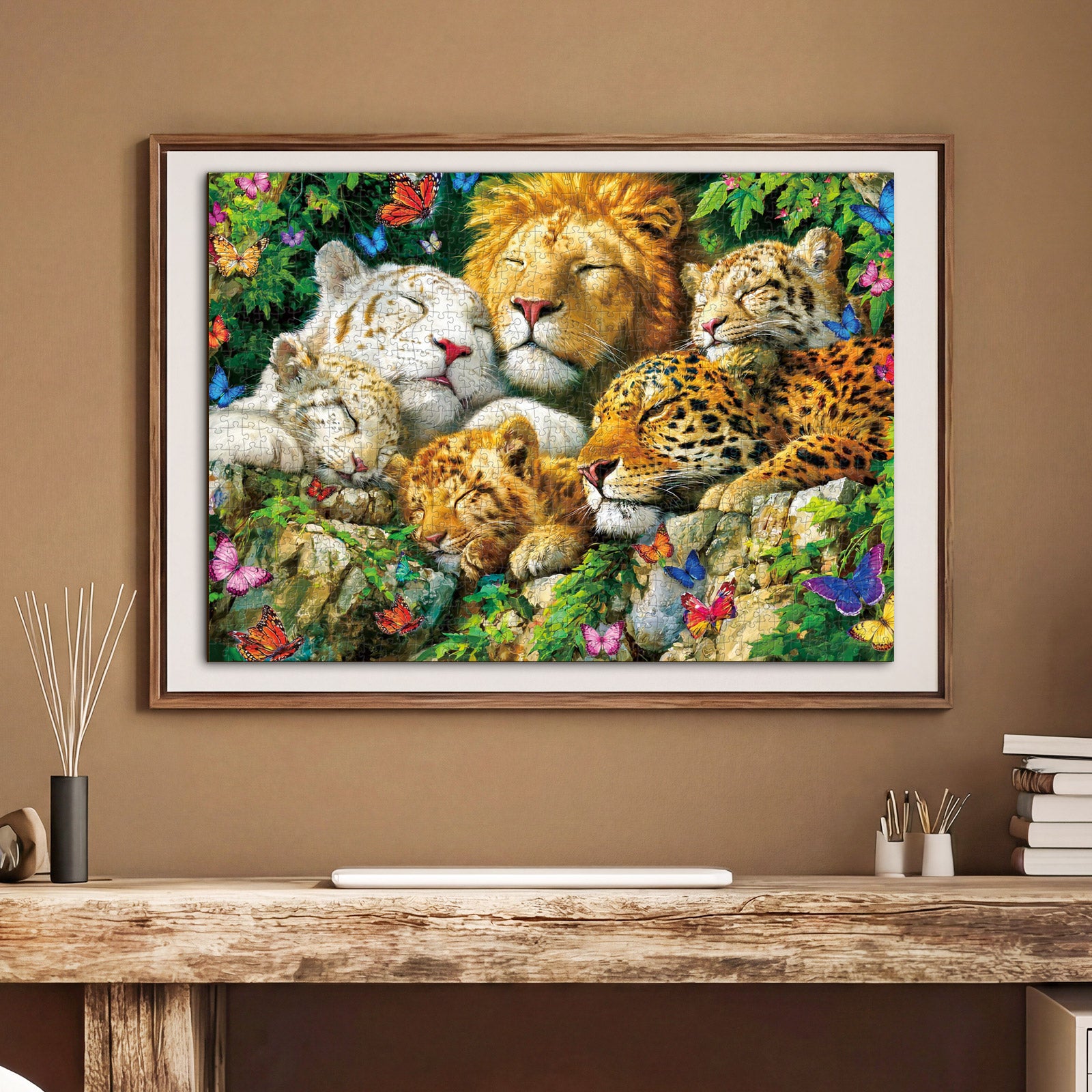 kaayee-sweet-dreams-in-the-jungle-kartonpuzzle-1000-teile-eco-white-board image 5