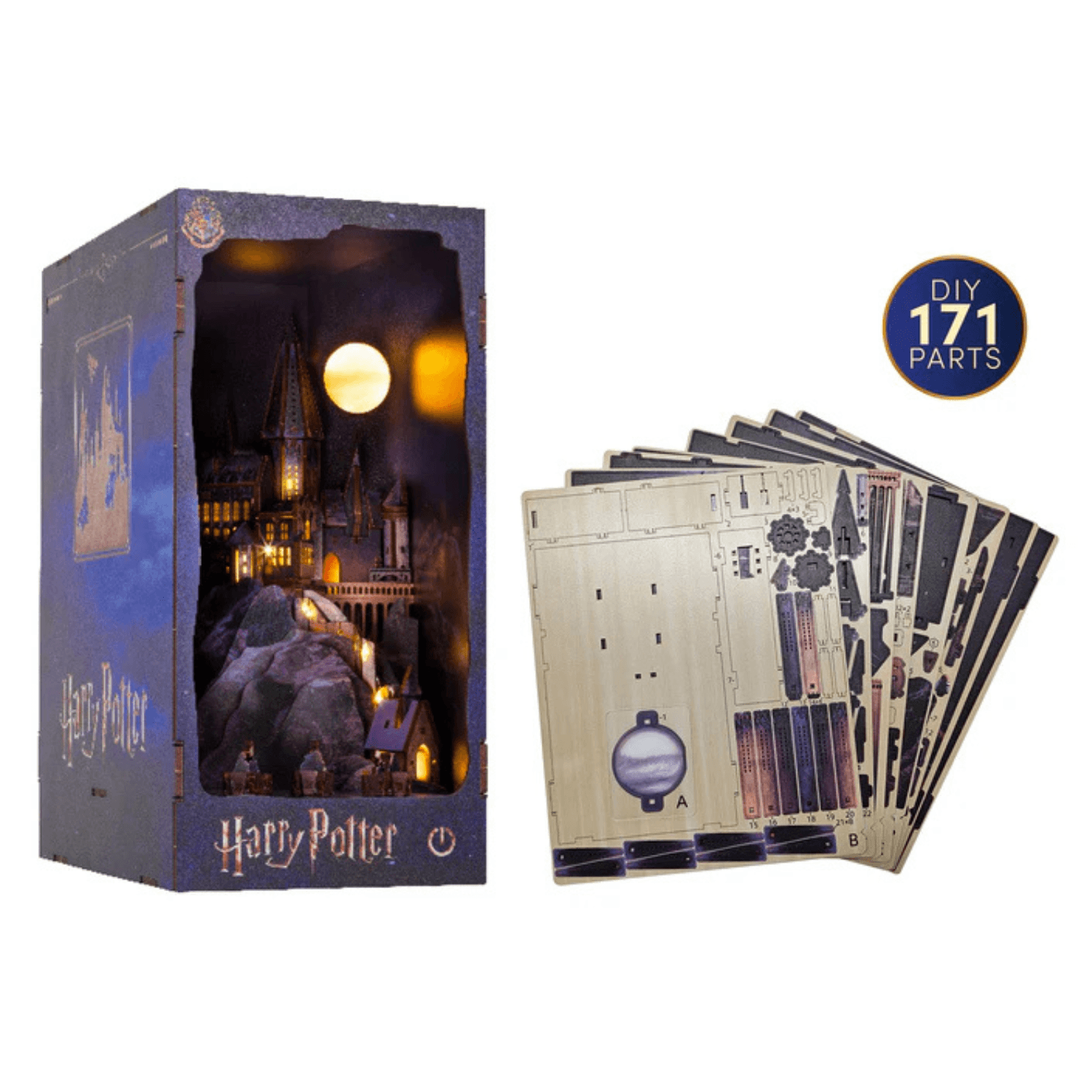 magicholz-3d-puzzle-hogwarts-schloss-harry-potter-book-nook image 3