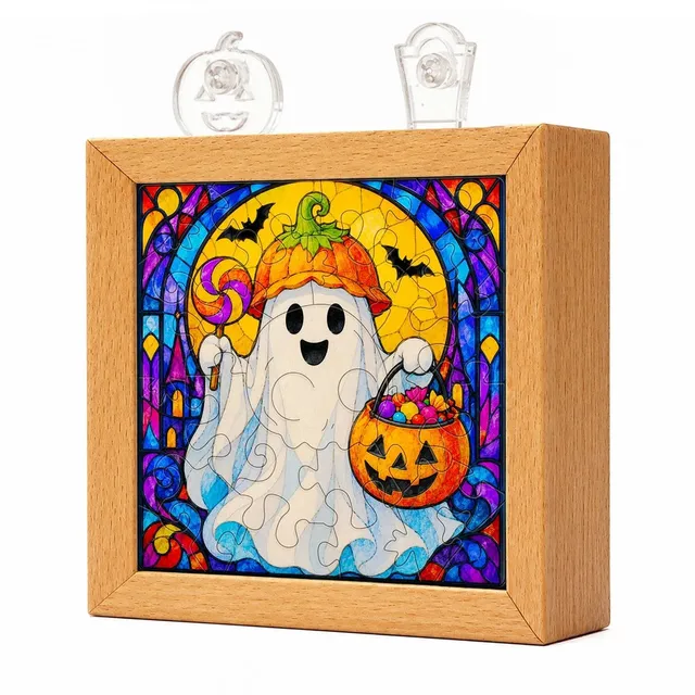 kaayee-night-light-little-ghost-brother-puzzle-nachtlicht image 1