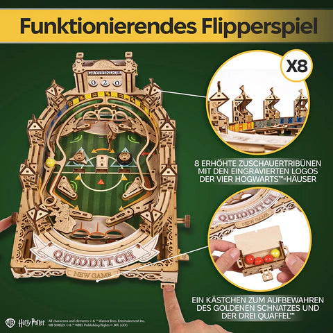 magicholz-mechanischer-bausatz-harry-potter-quidditch-fan-pack-flipper image 4