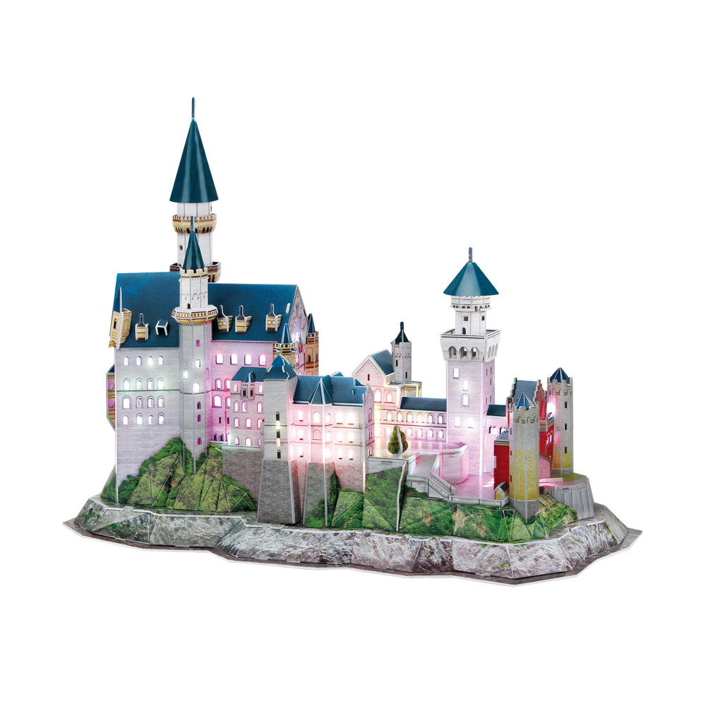 cubicfun-led-l174h-neuschwanstein-3d-puzzle-schloss image 2