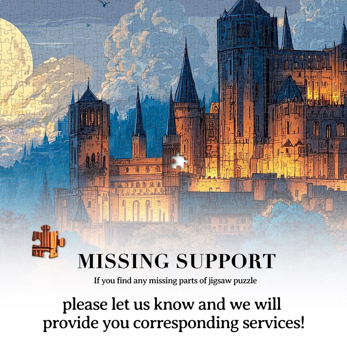 kaayee-moonlit-castle-1000-teile-puzzle-standard-edition-schloss image 7