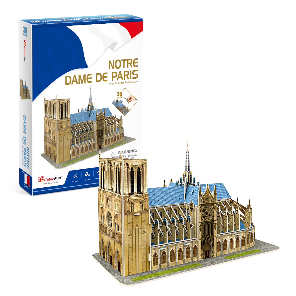 cubic-fun-architecture-c242h-notre-dame-3d-puzzle-paris image 1