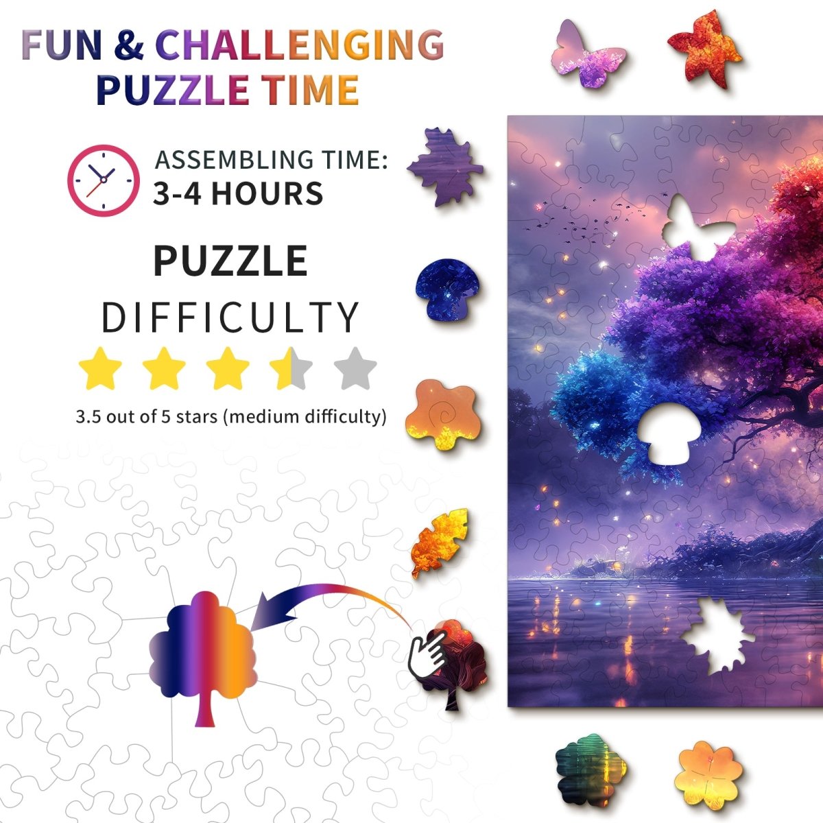 kaayee-wooden-puzzle-tree-of-life-holzpuzzle-medium-bunt image 4