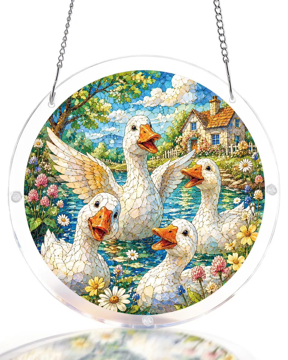 kaayee-suncatcher-puzzle-lakeside-goose-klein-18-8-cm-gans image 1