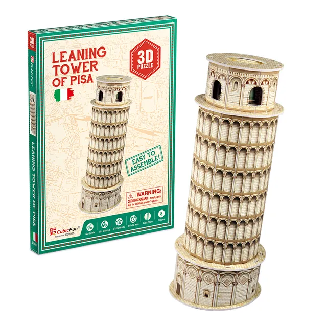 cubic-fun-architecture-s3008h-schiefer-turm-pisa-3d-puzzle image 1