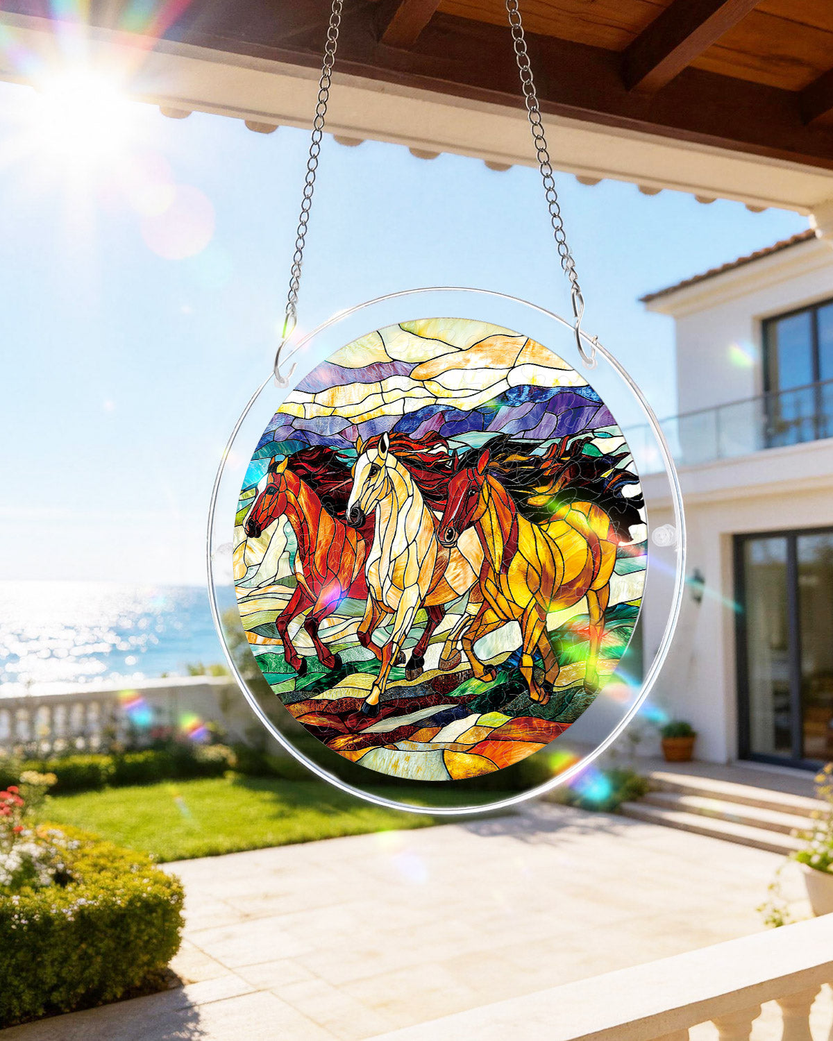 kaayee-wild-gallop-suncatcher-fensterbild-large-pferde image 8