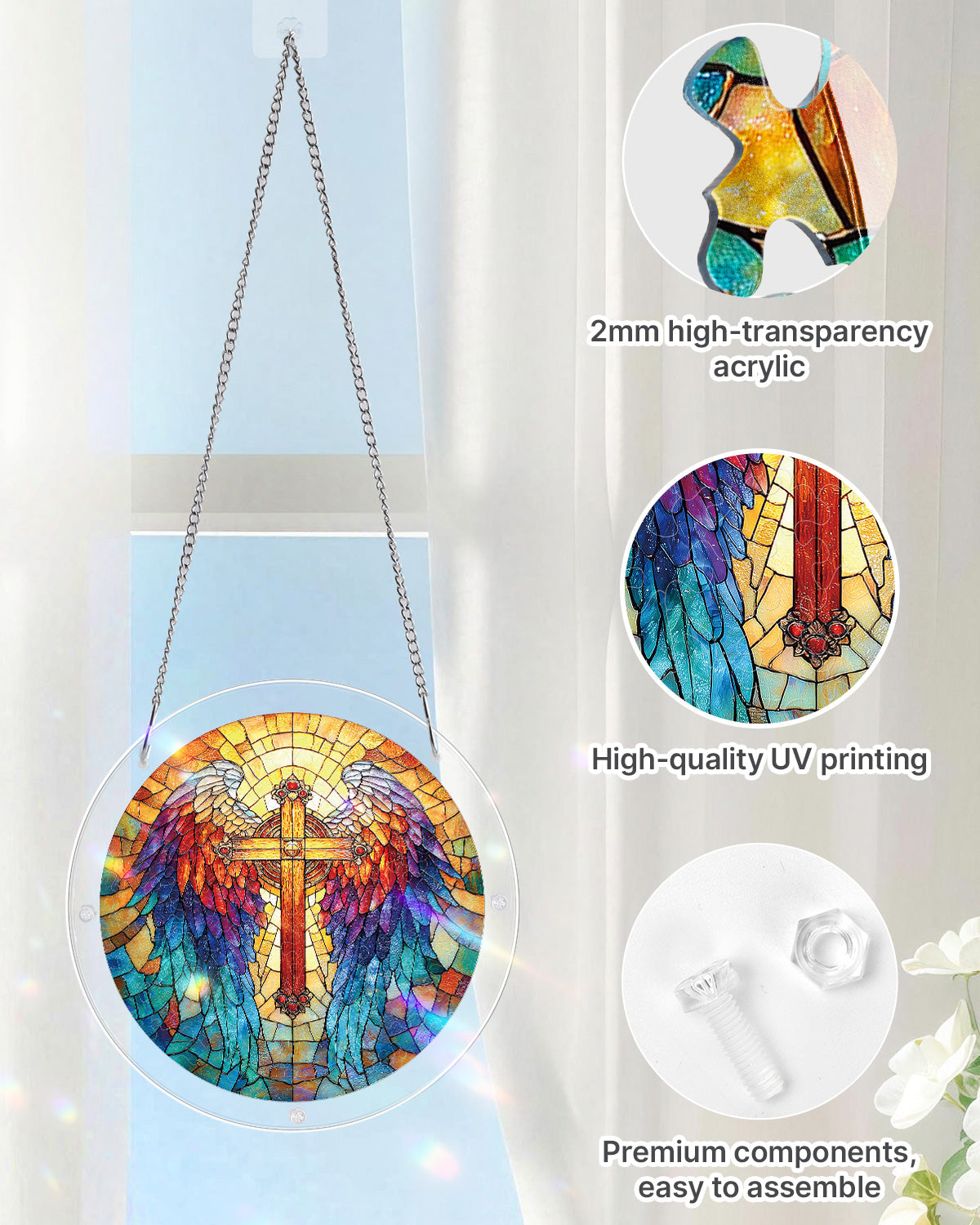 kaayee-suncatcher-rainbow-angel-cross-fensterbild-medium image 4