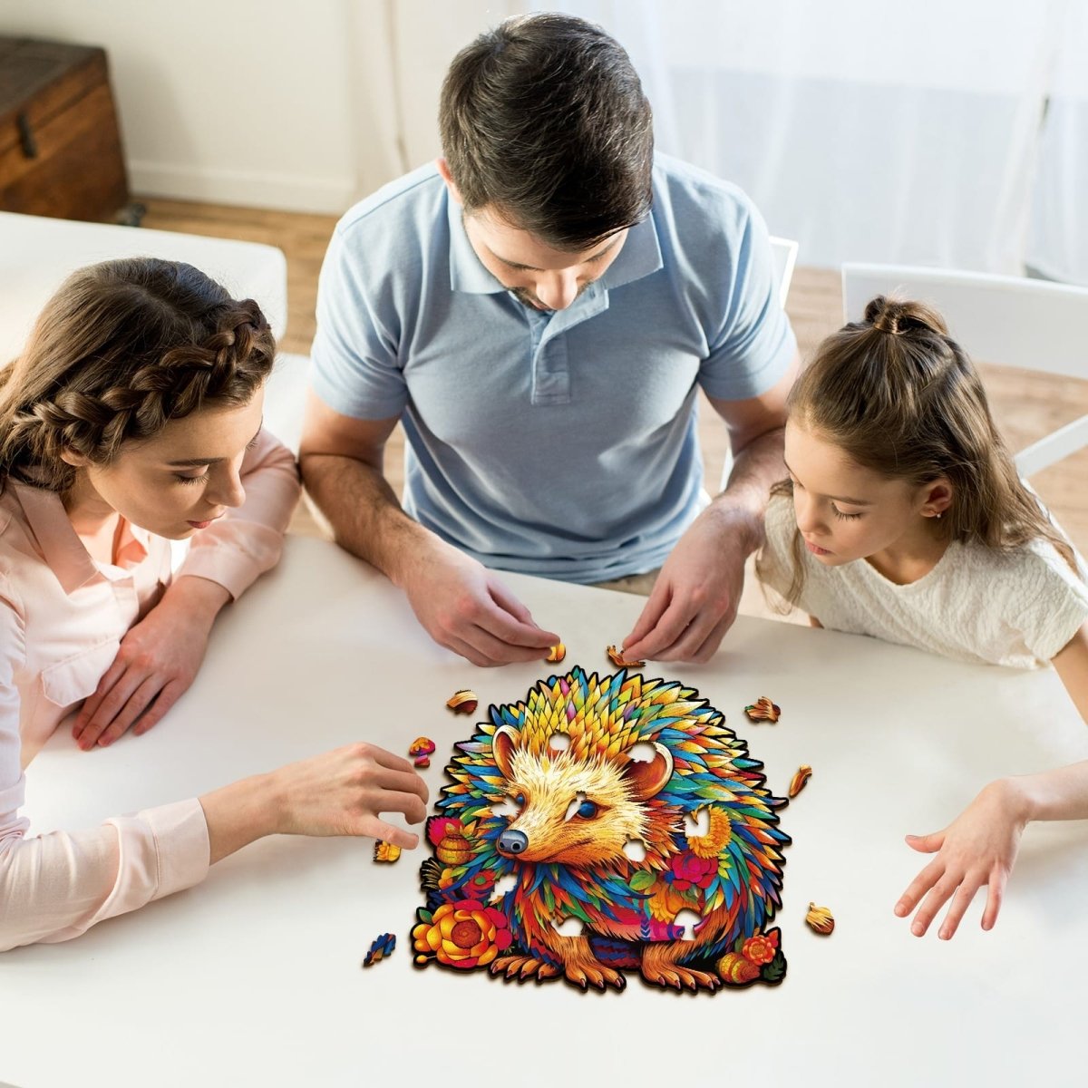 kaayee-wooden-puzzle-smart-hedgehog-holzpuzzle-medium-igel image 6