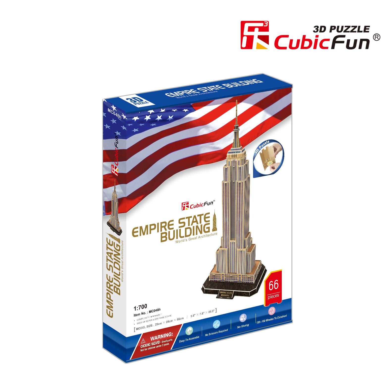 cubicfun-entry-mc048h-new-york-3d-puzzle-66-teile image 2