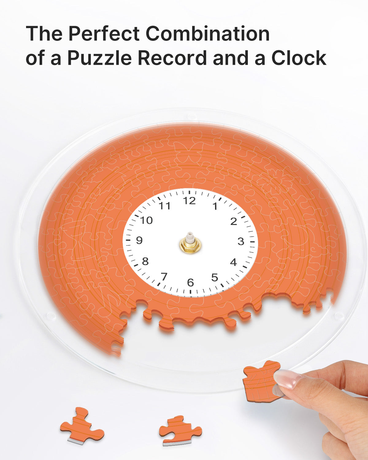 kaayee-clock-kit-vibrant-orange-puzzle-uhr-regular-orange image 2