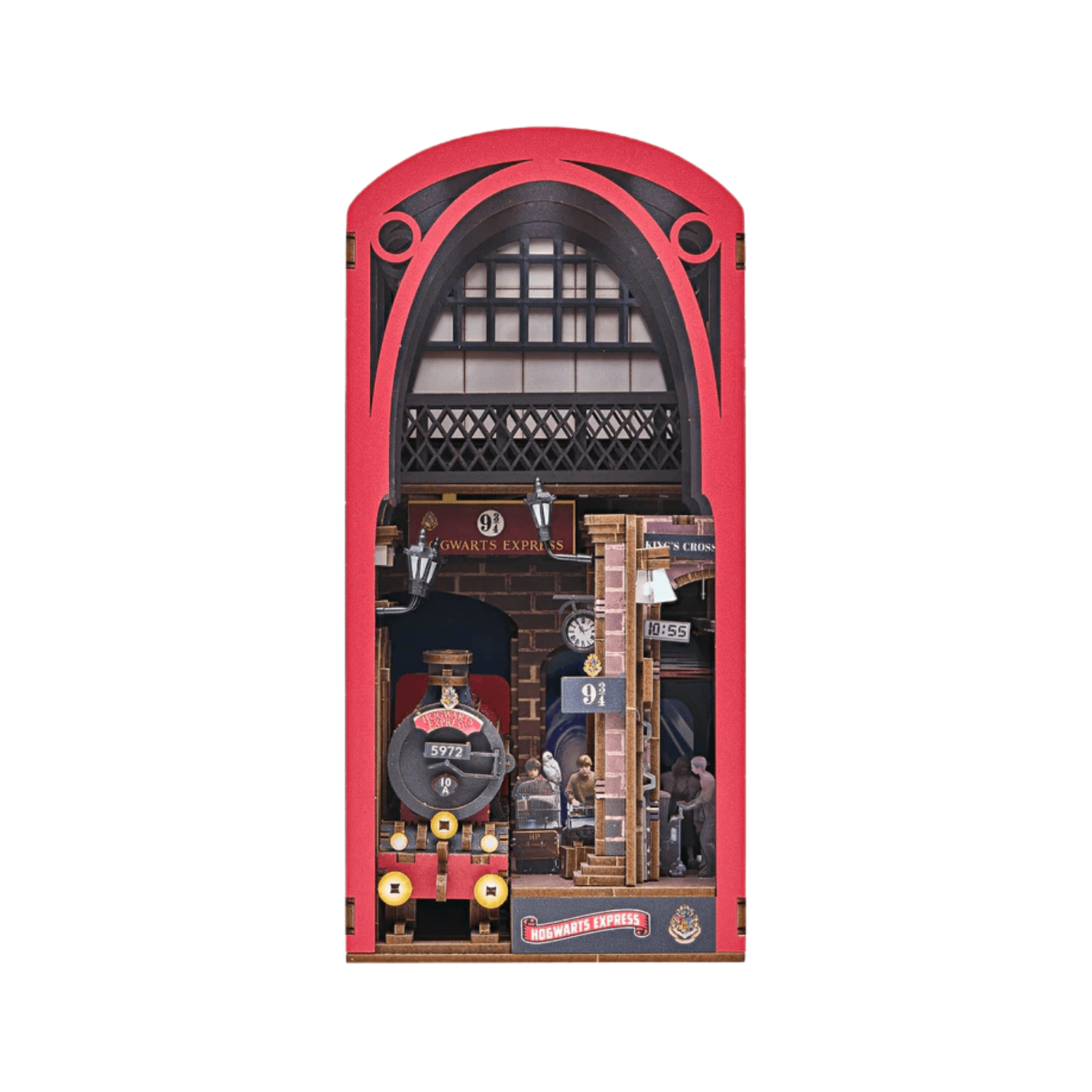 magicholz-3d-puzzle-hogwarts-express-harry-potter-book-nook-led image 4