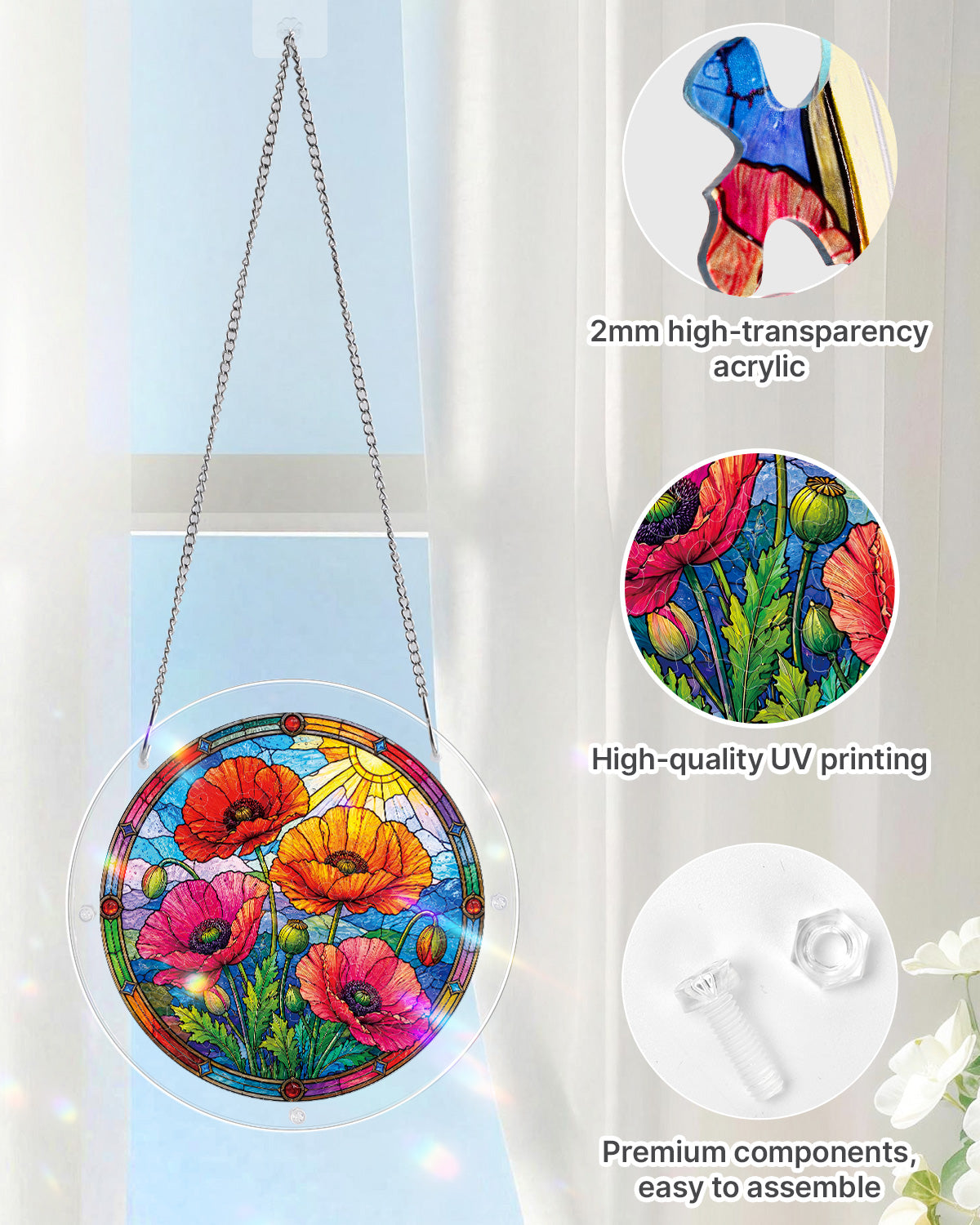 kaayee-suncatcher-puzzle-sunlit-floral-garden-acryl-fensterbild-m image 4