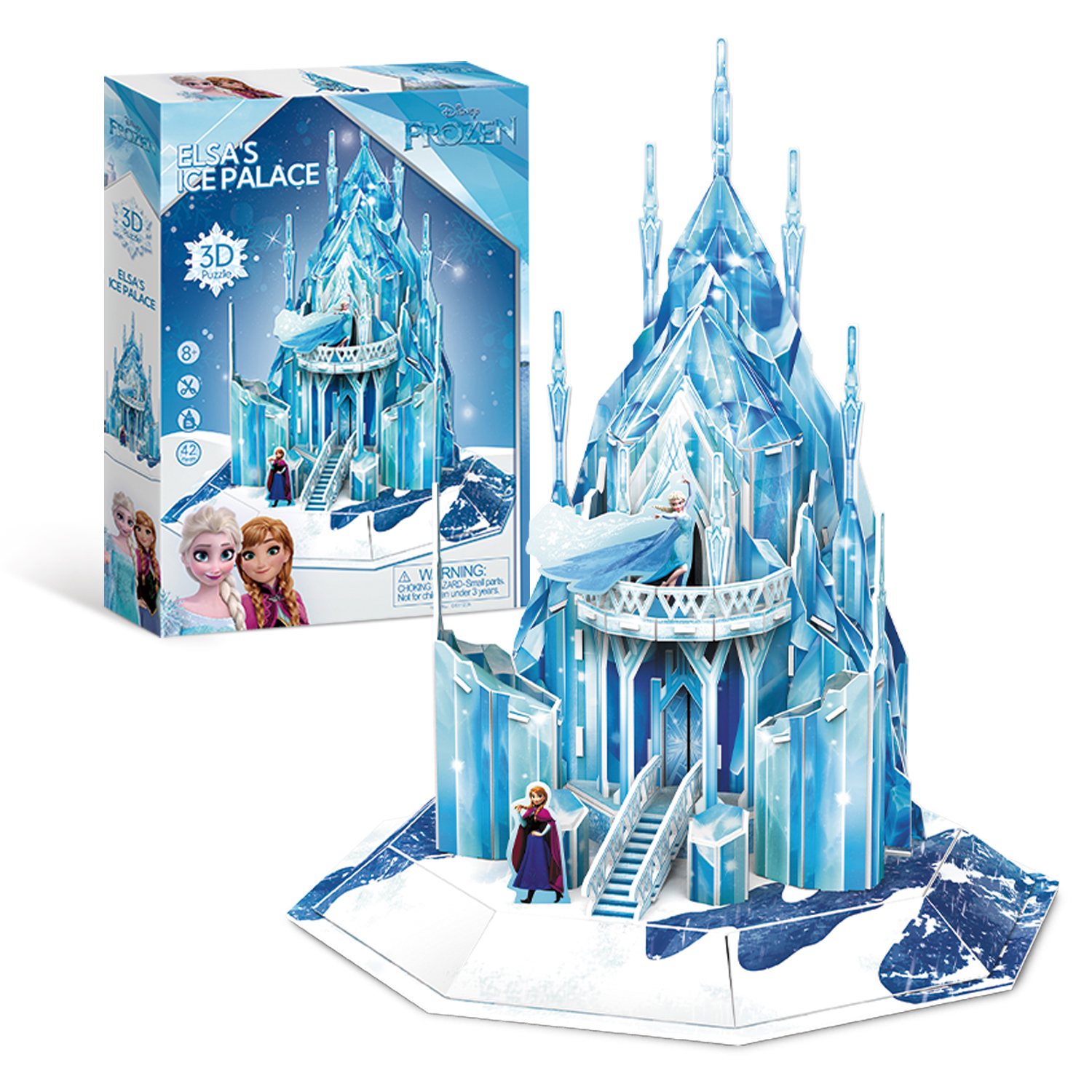 cubicfun-disney-elsa-s-ice-palace-ds1123-3d-puzzle-schloss image 1