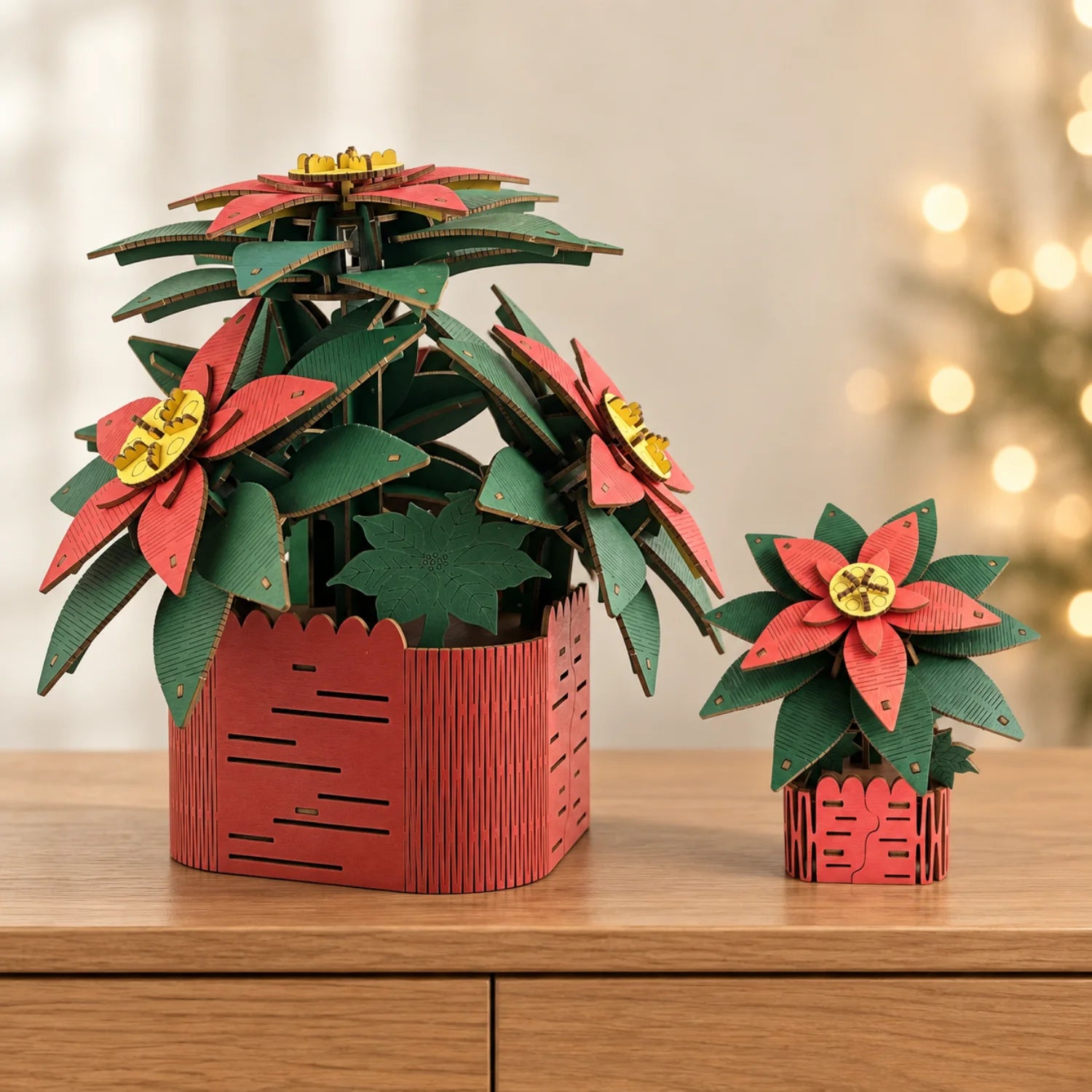 magicholz-3d-puzzle-weihnachtsstern-gro-er-stern-holz-195teile image 1
