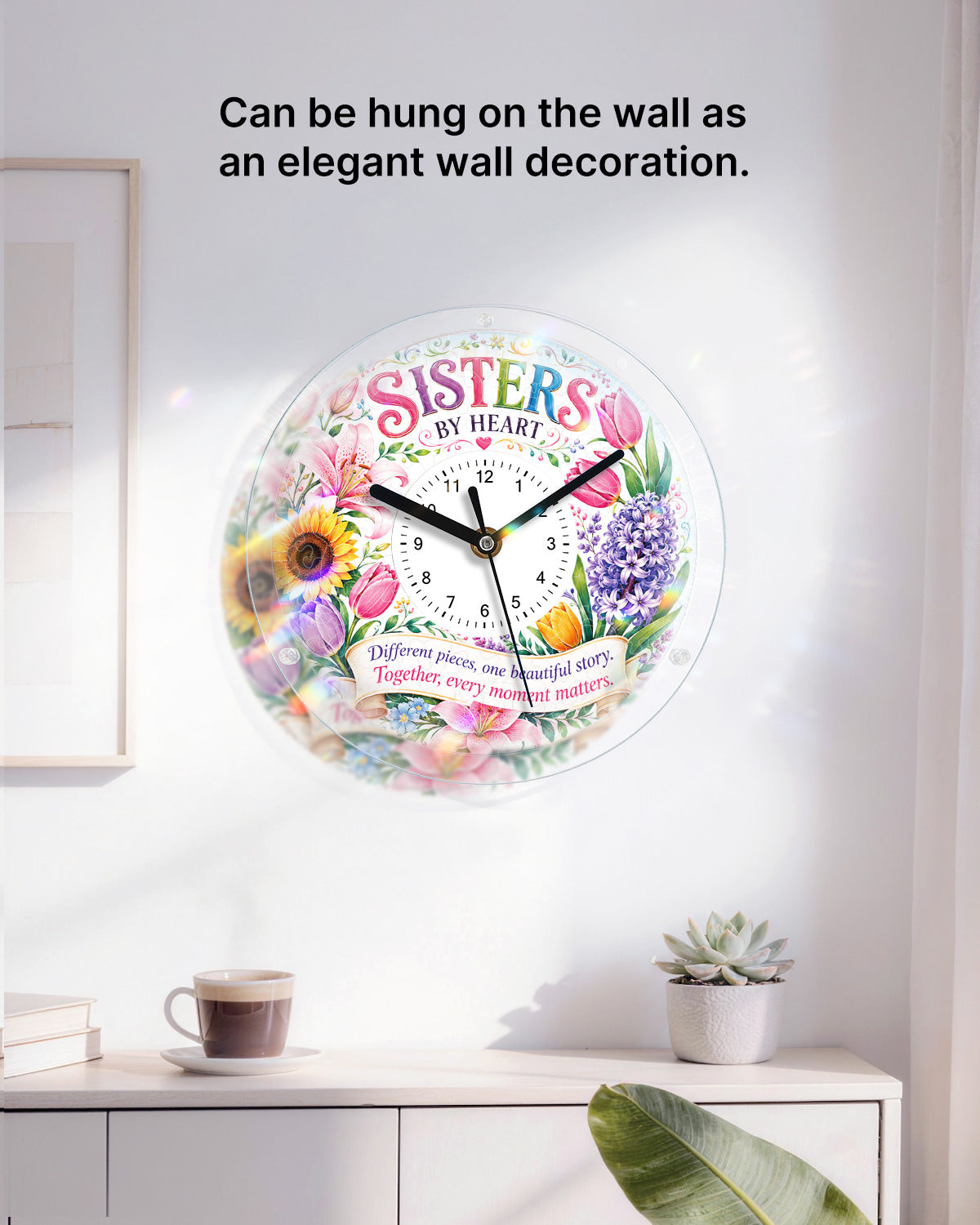 kaayee-clock-kit-for-sisters-wanduhr-regular-size-acryl image 4