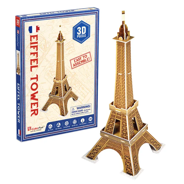 cubicfun-architecture-s3006h-eiffel-tower-3d-puzzle-turm image 1