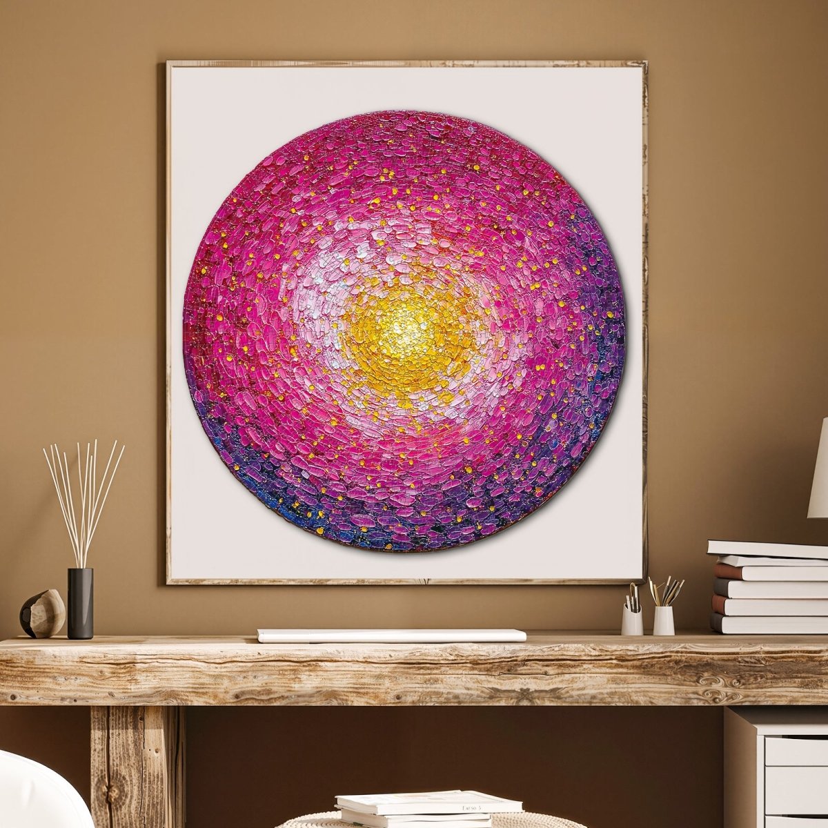 kaayee-cardboard-puzzle-palette-knife-1000-teile-rund image 5