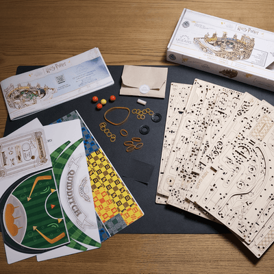 magicholz-mechanischer-bausatz-quidditch-pinball-harry-potter-flipper image 3