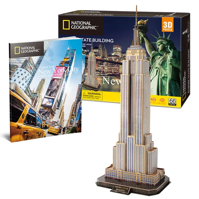 cubicfun-city-traveller-ds0977h-empire-state-building-puzzle image 1