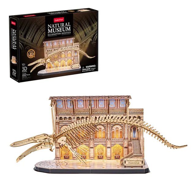 cubic-fun-museum-collection-l545h-blauwal-3d-puzzle-skelett image 1