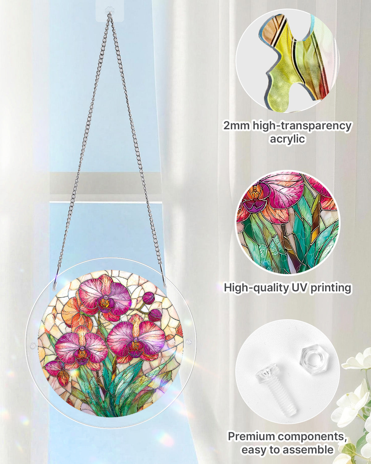 kaayee-suncatcher-puzzle-dreamy-orchids-light-suncatcher-medium image 4