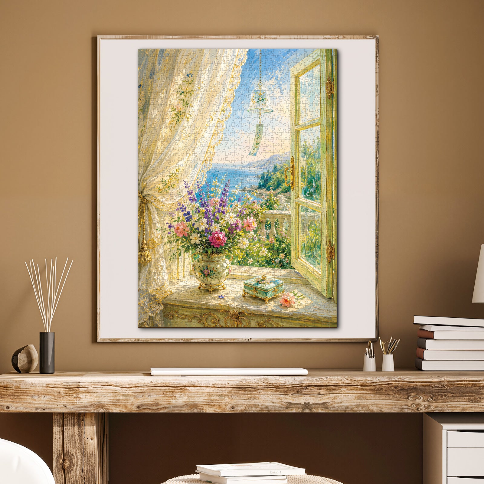 kaayee-cardboard-puzzle-garden-morning-light-1000-teile image 5