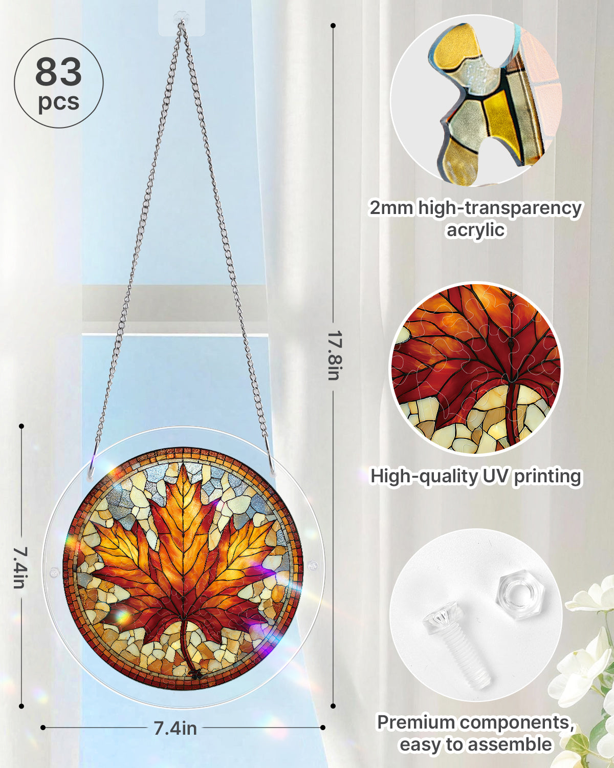 kaayee-suncatcher-puzzle-maple-light-fensterbild-medium image 4