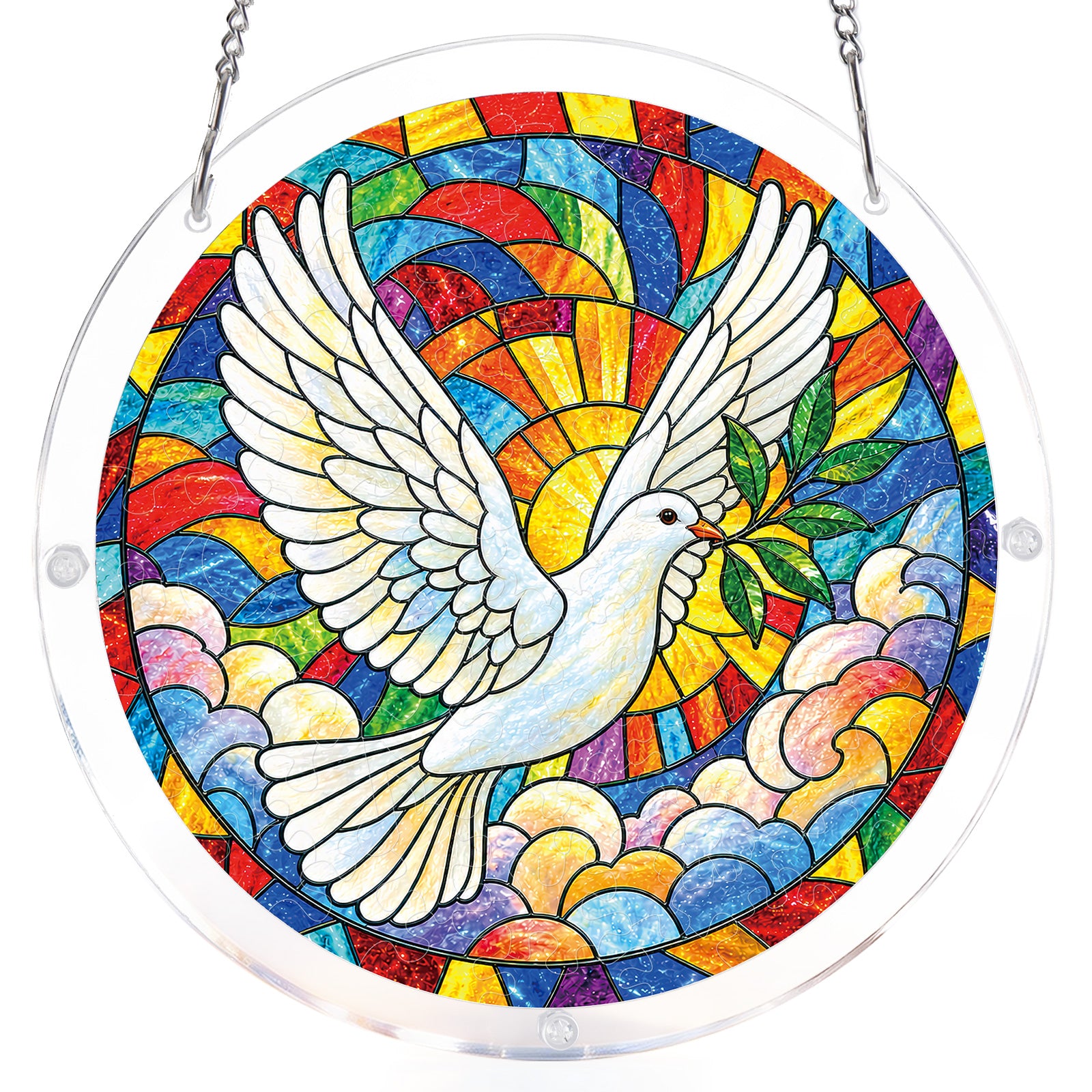 kaayee-suncatcher-dove-of-dawn-fensterbild-taube-acryl-m image 3