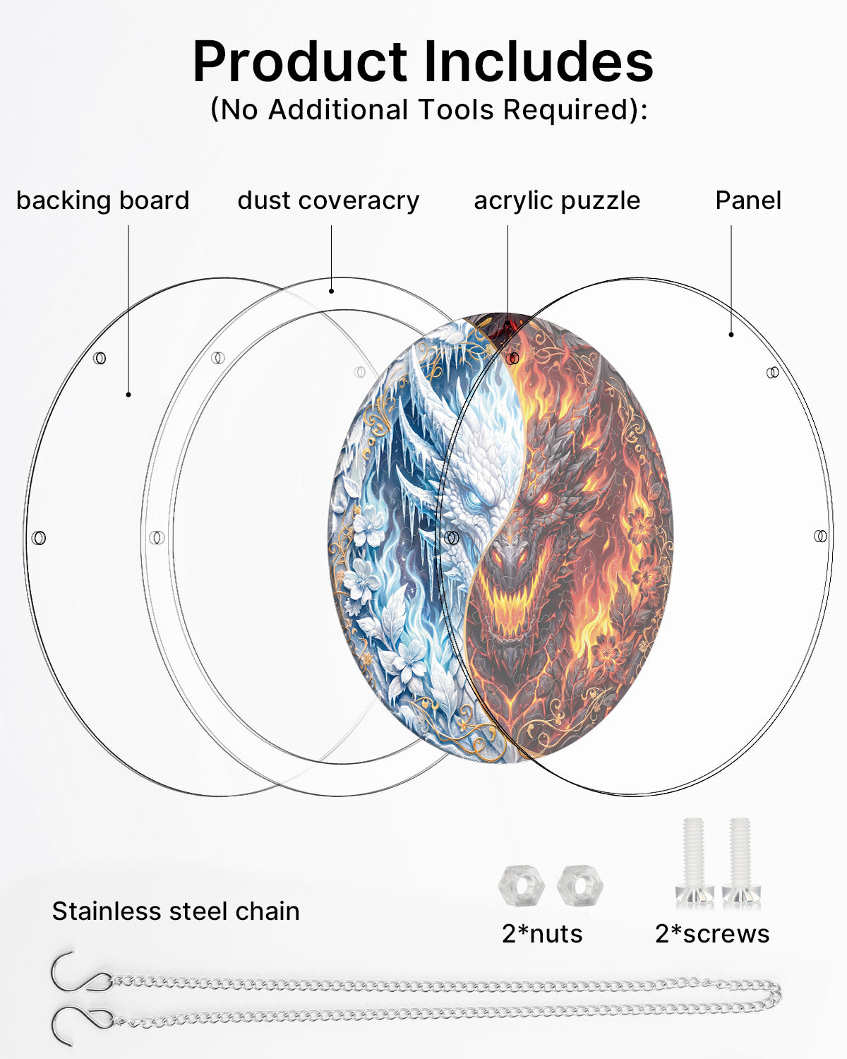 kaayee-twin-dragon-realm-suncatcher-medium-20-8-cm image 6