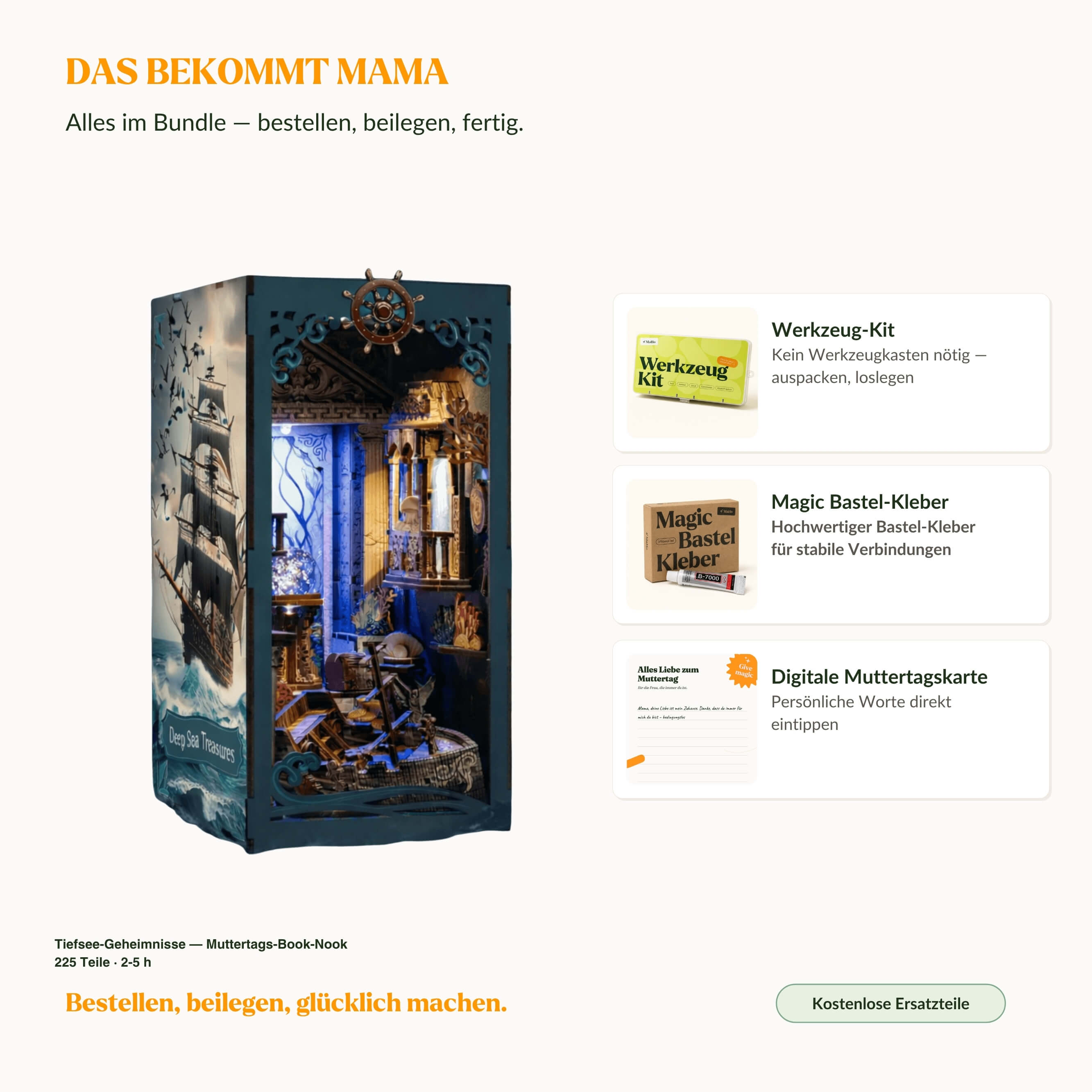 magicholz-tiefsee-geheimnisse-book-nook-muttertag-set image 2