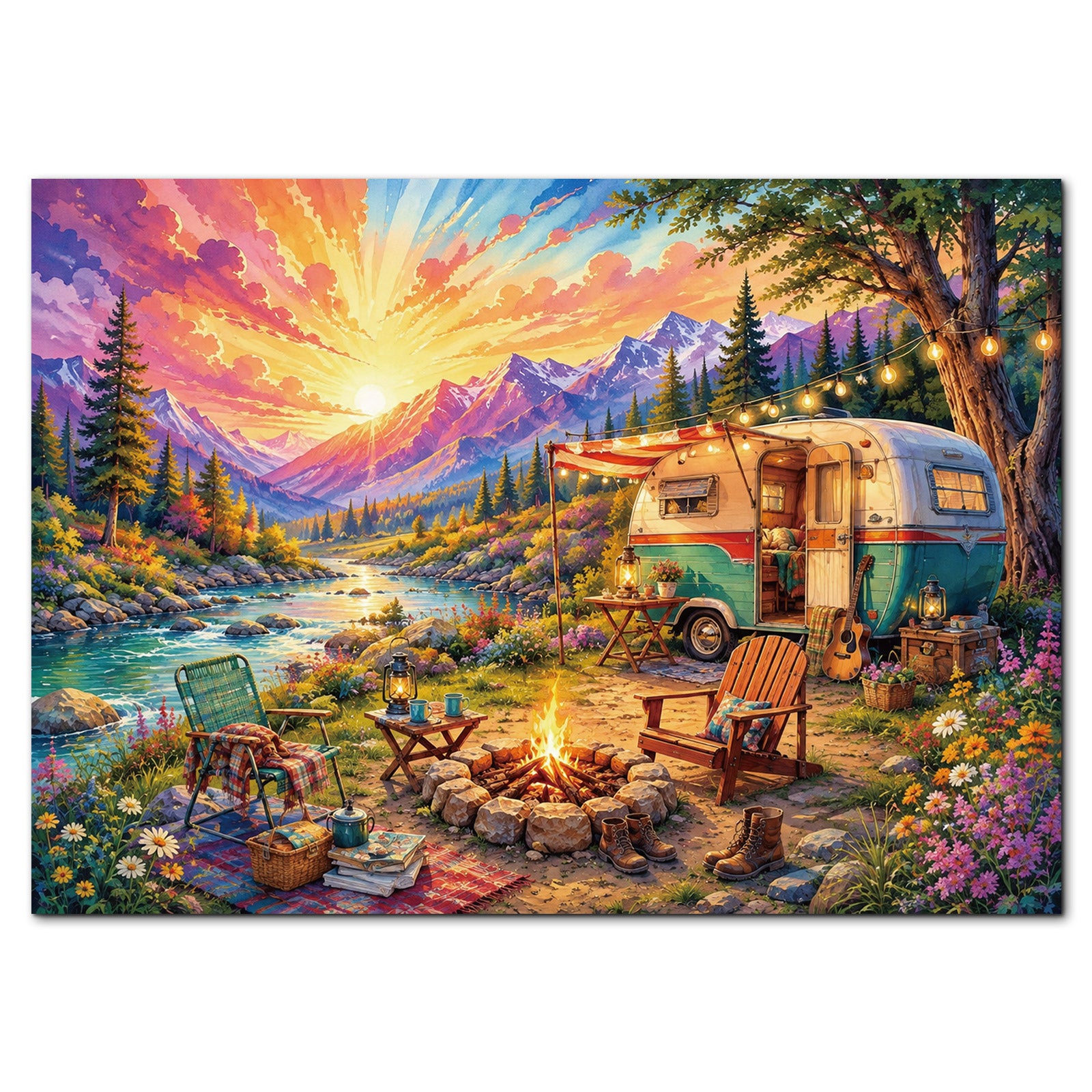 kaayee-cardboard-puzzle-500-teile-vintage-national-park image 1