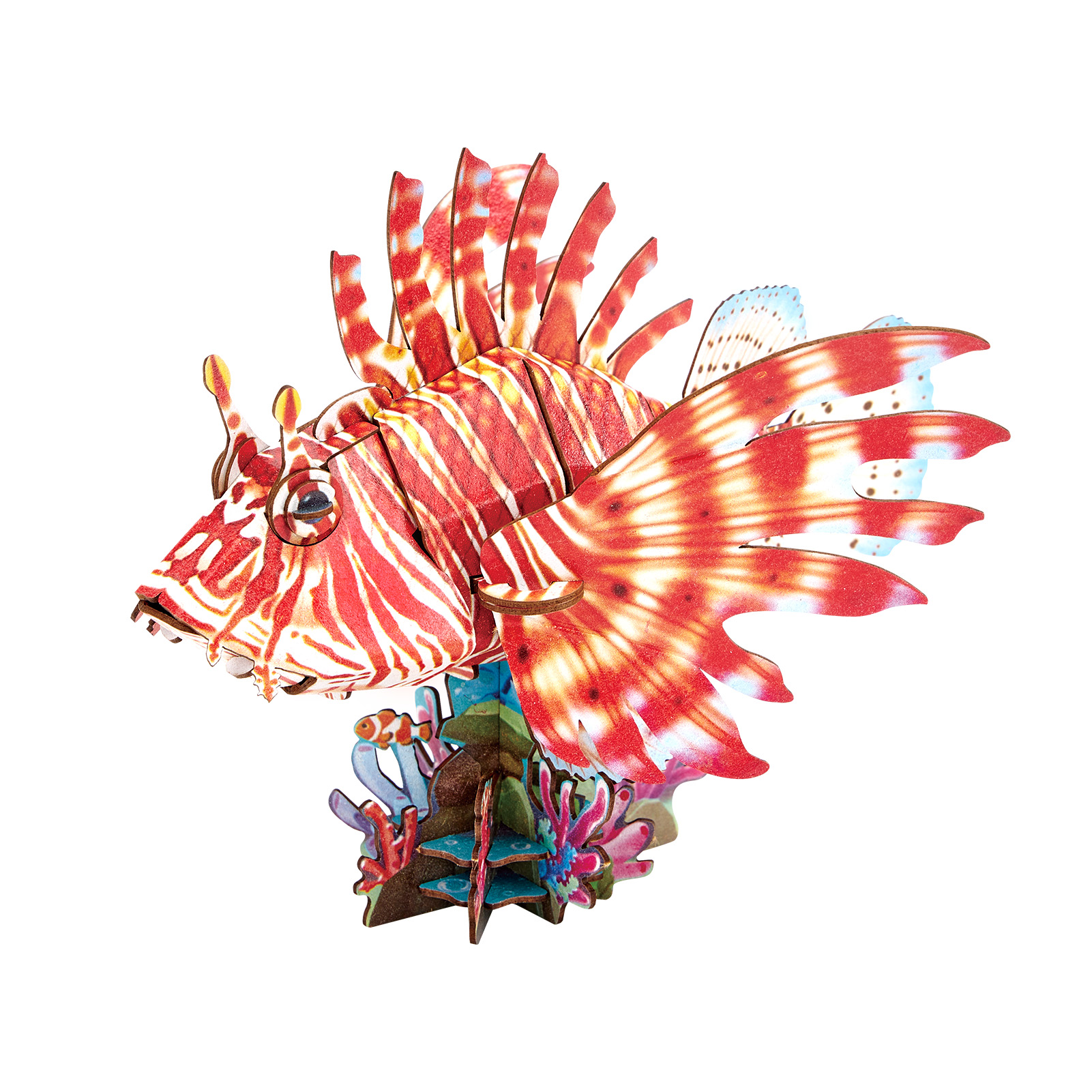 cubicfun-really-wild-animals-red-lionfish-ds1208h-3d-puzzle image 2