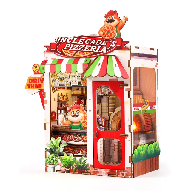 kaayee-uncle-cade-s-pizzeria-book-nook-kit-bastelset image 1