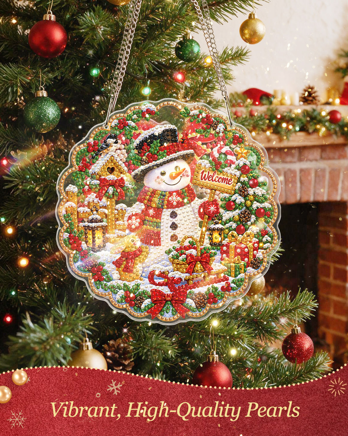 kaayee-suncatcher-puzzle-schneemann-bastelset-20-cm-weihnachten image 2