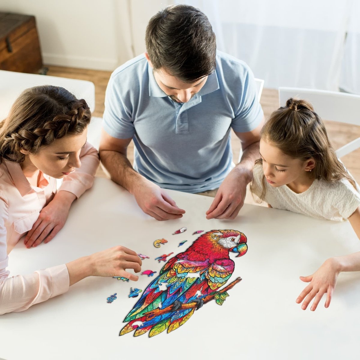 kaayee-wooden-puzzle-lovely-parrot-holzpuzzle-medium image 6