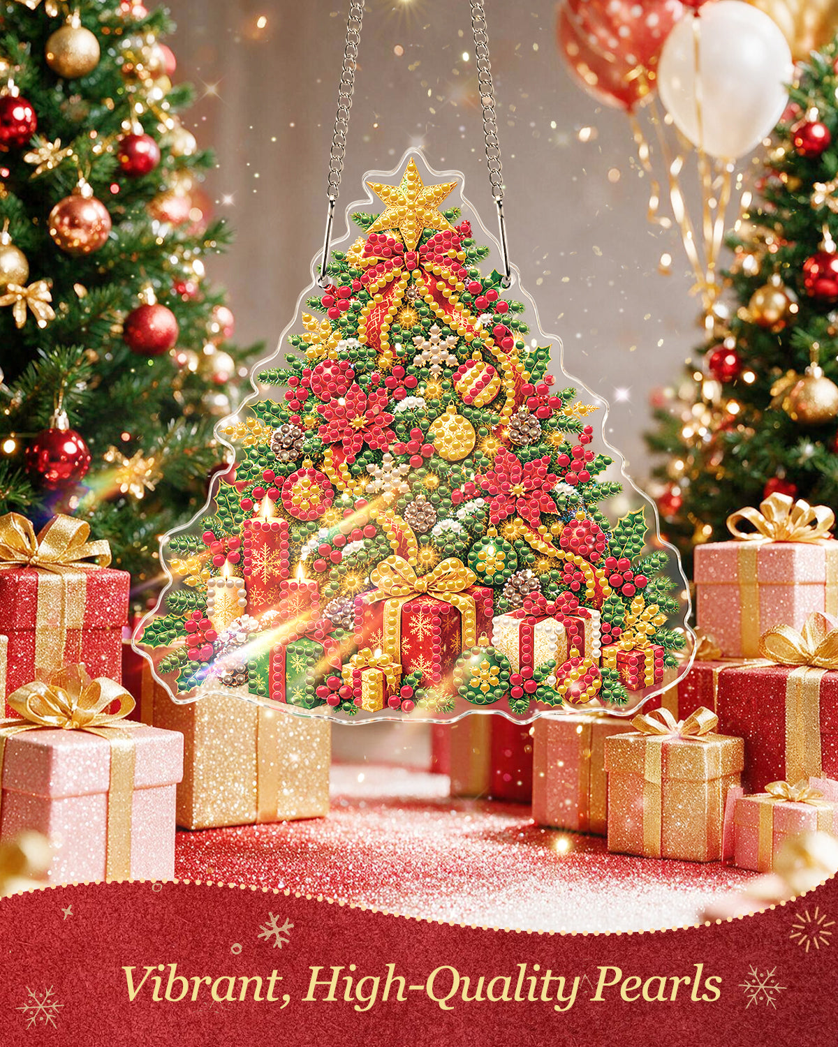 kaayee-suncatcher-puzzle-christmas-tree-fensterbild-20-cm-perlen image 7