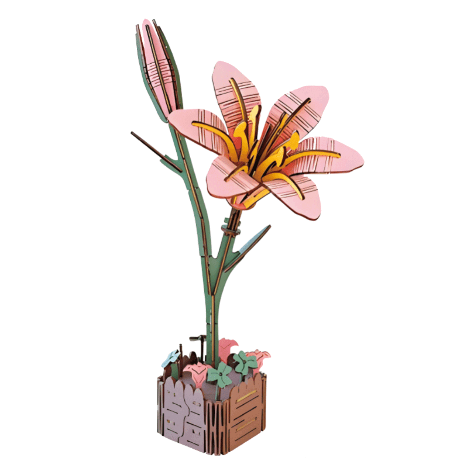 magicholz-ewiger-fr-hling-blumen-trio-holzblumen-romantisch-3er-set image 6