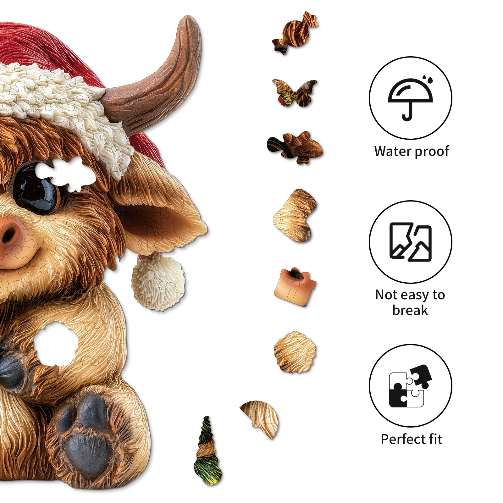 kaayee-christmas-highland-cutie-holzpuzzle-medium-winter image 2