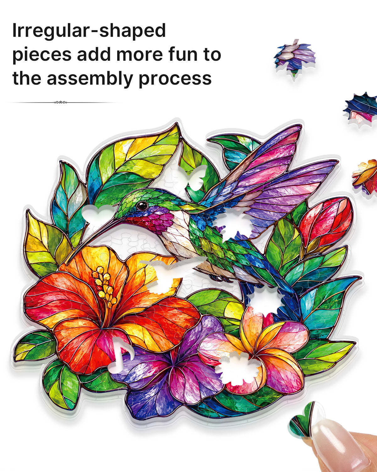 kaayee-wind-chime-hummingbird-garden-acryl-windspiel-small image 2