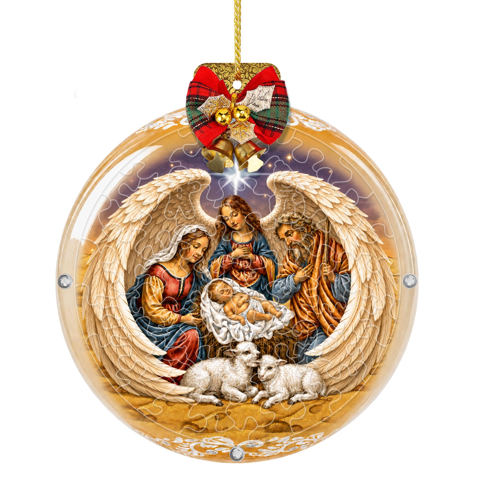kaayee-suncatcher-puzzle-holy-night-blessing-light-suncatcher-mini-15cm image 1