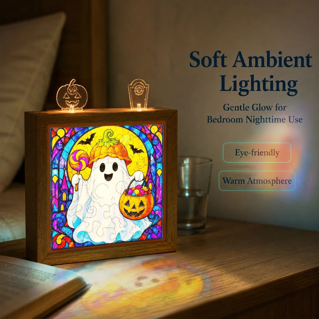 kaayee-night-light-little-ghost-brother-puzzle-nachtlicht image 5