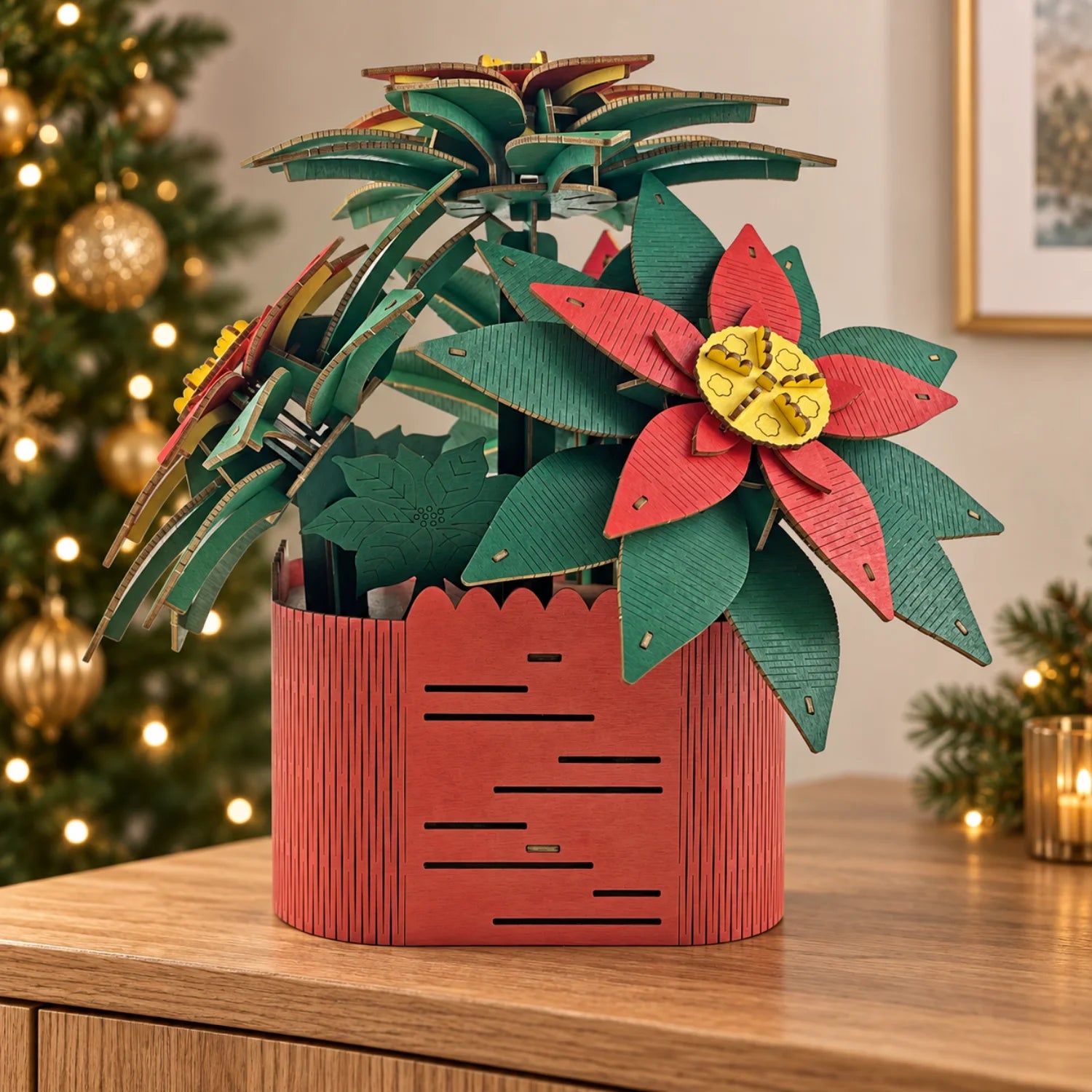 magicholz-3d-puzzle-weihnachtsstern-gro-er-stern-holz-195teile image 2