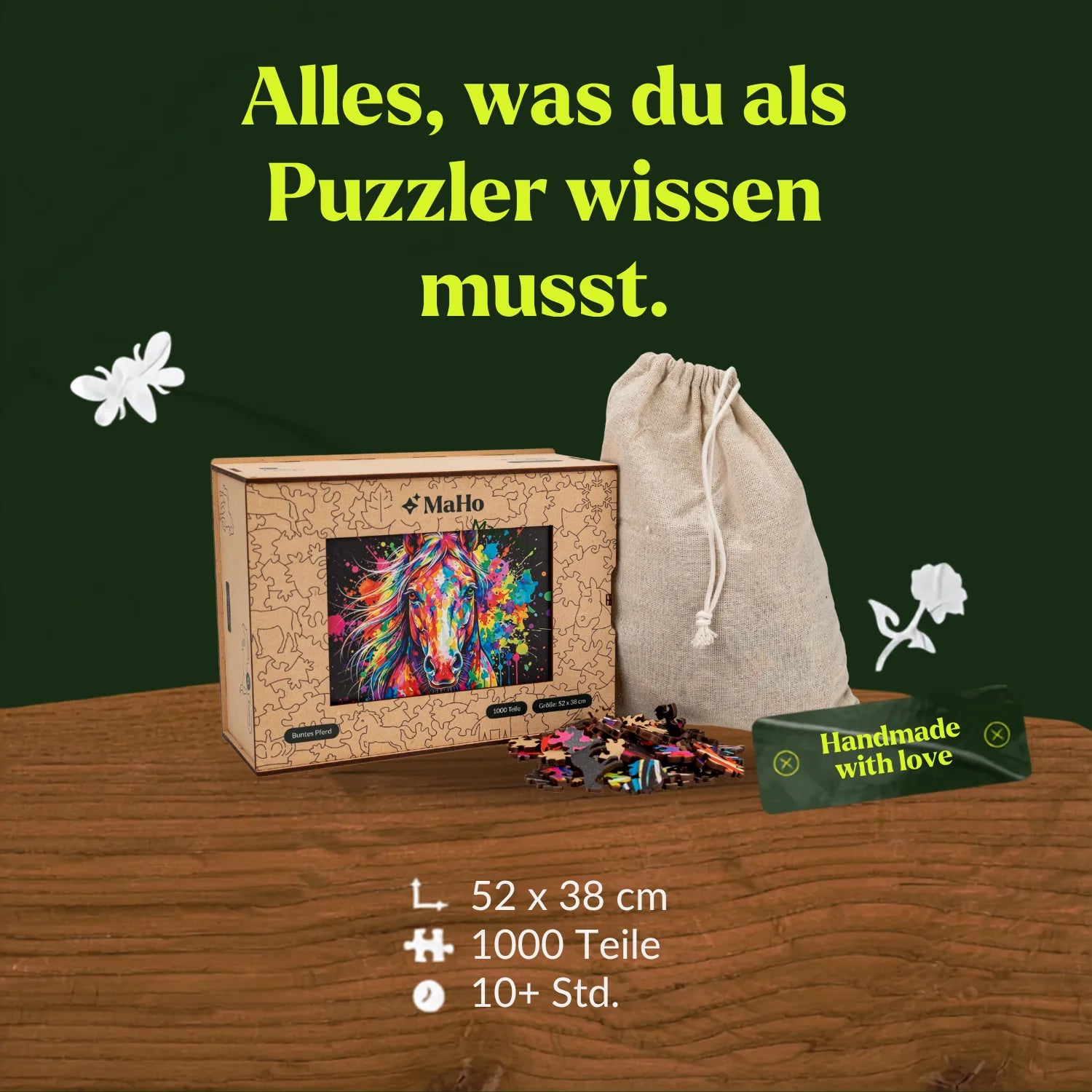magicholz-buntes-pferd-holzpuzzle-1000-teile image 6