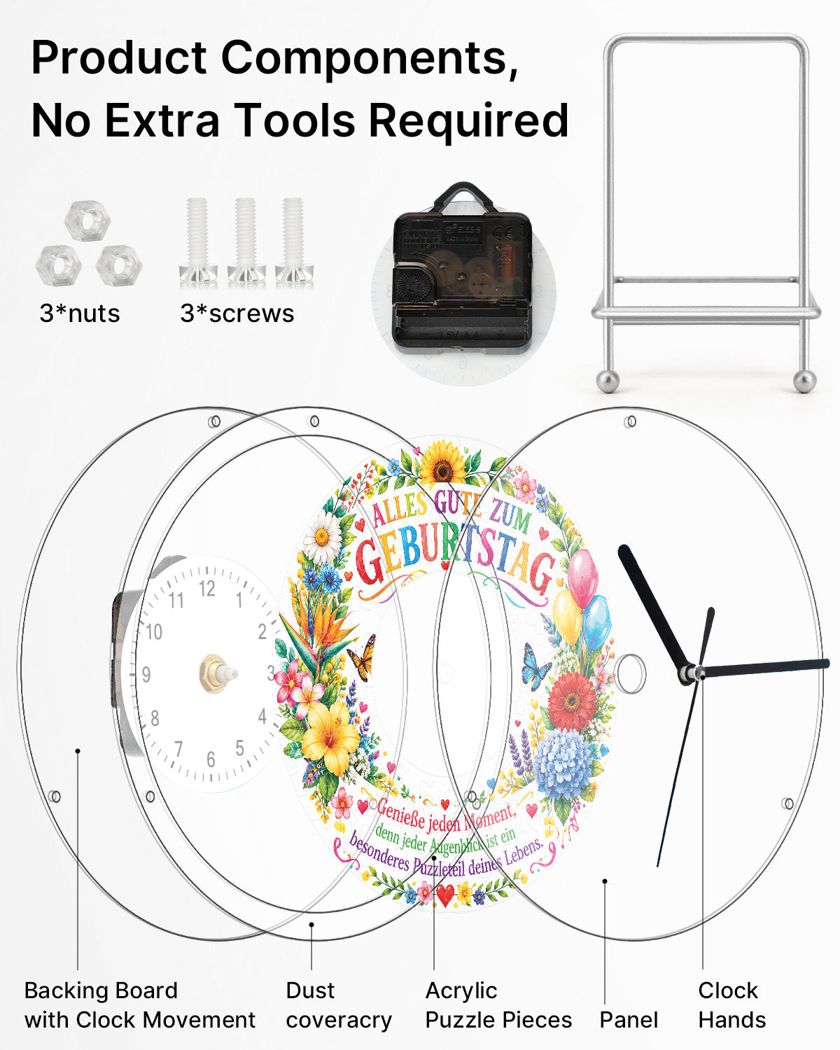 kaayee-clock-kit-puzzle-uhr-zum-geburtstag-regular image 6