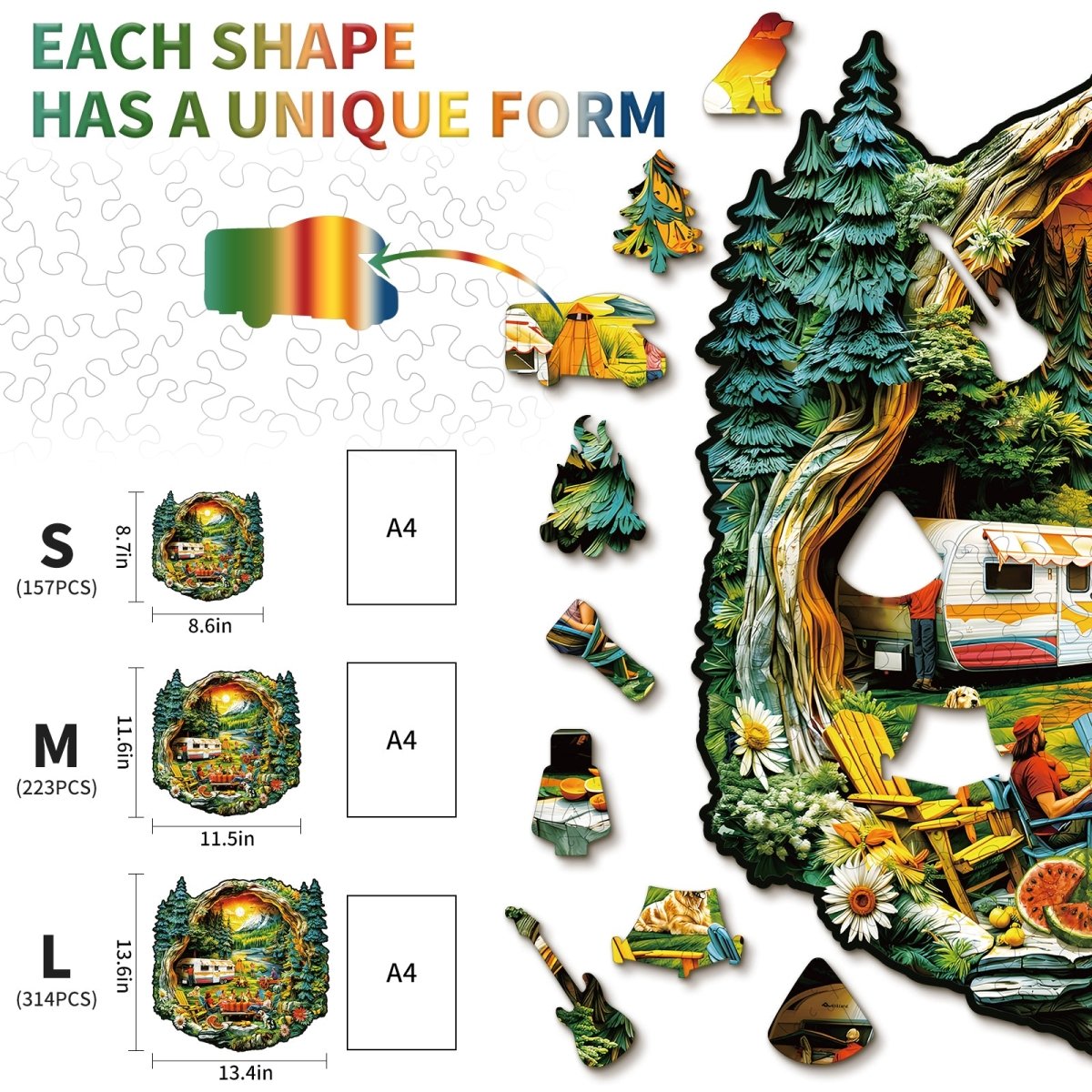 kaayee-3d-comfortable-campsite-holzpuzzle-medium image 4
