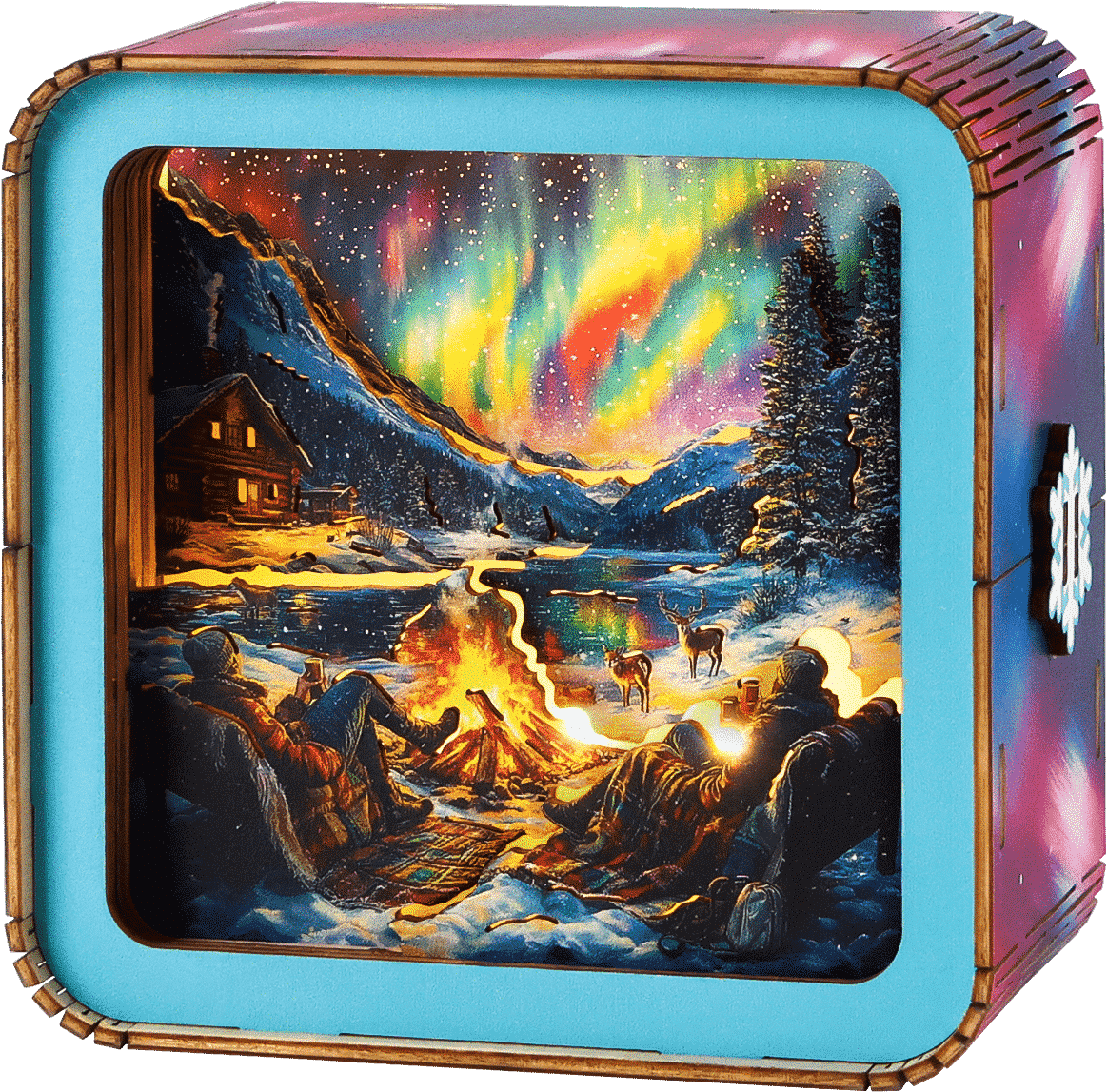 kaayee-night-light-aurora-holz-nachtlicht-3d-puzzle-bausatz image 3